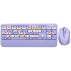 Изображение товара Клавиатура+мышь беспроводная   DEXP SMK-679612AG фиолетовый