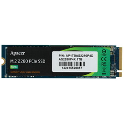 Изображение товара 1000 ГБ M.2 NVMe накопитель Apacer AS2280P4X [AP1TBAS2280P4X-1]