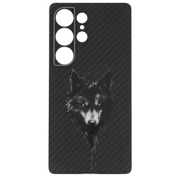 Изображение товара Накладка  Zibelino Kondijan Carbon для Samsung Galaxy S25 Ultra черный