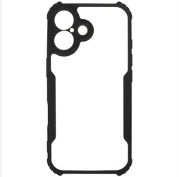 Изображение товара Накладка  BoraSCO Sky Case для Apple iPhone 16 черный/прозрачный