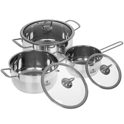 Изображение товара Набор кастрюль Rashel Гретта R-3515