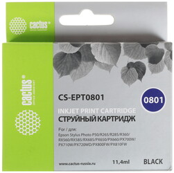 Изображение товара Картридж Cactus CS-EPT0801 черный