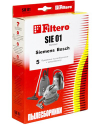 Изображение товара Комплект пылесборник и фильтр Filtero SIE 01 Standard