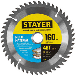 Изображение товара Диск пильный STAYER 3685-160-20-48