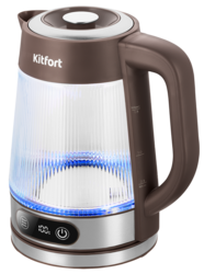 Изображение товара Электрочайник Kitfort КТ-8710 коричневый