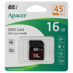 Изображение товара Карта памяти Apacer SDHC 16 ГБ [AP16GSDHC10U1-R]