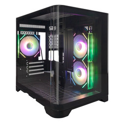Изображение товара Корпус 1STPLAYER UVIEW UV5 ARGB [UV5-BK-2FC7R-1FC7] черный