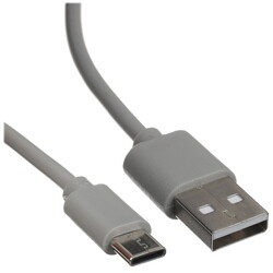 Изображение товара Кабель круглый FinePower USB Type-C - USB 2.0 Type-A серый 1 м