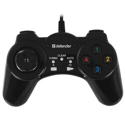 Изображение товара Геймпад проводной Defender Vortex черный