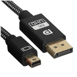 Изображение товара Кабель однонаправленный Telecom DisplayPort - mini DisplayPort, 1.8 м