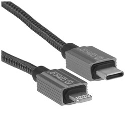 Изображение товара Кабель круглый ORICO Lightning 8-pin - USB Type-C черный 1.5 м