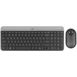 Изображение товара Клавиатура+мышь беспроводная   Logitech Slim Wireless Desktop MK470 черный