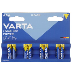 Изображение товара Батарейка Varta Longlife Power AAA (LR03/FR03)