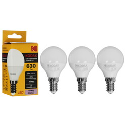 Изображение товара Комплект светодиодных ламп Kodak P45-7W-865-E14