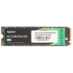 Изображение товара 512 ГБ M.2 NVMe накопитель Apacer AS2280P4X [AP512GAS2280P4X-1]
