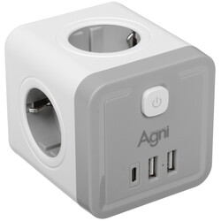 Изображение товара Разветвитель AGNI TP-WJ3U4E-C белый