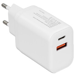 Изображение товара Сетевое зарядное устройство Borasco Super Charge белый