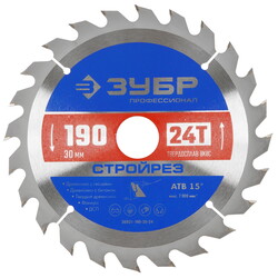 Изображение товара Диск пильный Зубр 36931-190-30-24