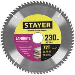 Изображение товара Диск пильный STAYER 3684-230-32-72_z01
