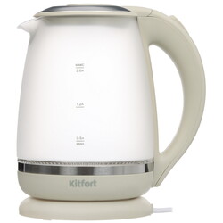 Изображение товара Электрочайник Kitfort КТ-6601 бежевый