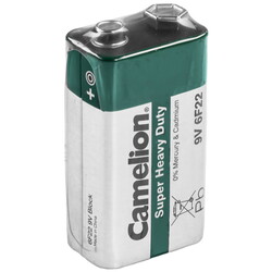 Изображение товара Батарейка Camelion 6F22-SP1G крона (6LR61/6F22/CR-9V)