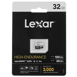 Изображение товара Карта памяти Lexar High-Endurance microSDHC 32 ГБ [LMSHGED032G-BCNNG]