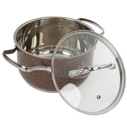 Изображение товара Кастрюля Rashel Стефани R-206z 2.6 л 18 см коричневый