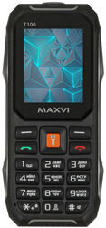 Изображение товара Сотовый телефон Maxvi T100 черный/серебристый