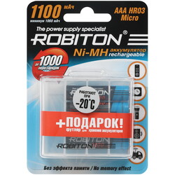 Изображение товара Аккумулятор ROBITON 1100MHAAA-4 1100 мА*ч