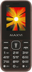 Изображение товара Сотовый телефон Maxvi C27 коричневый/черный