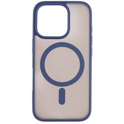 Изображение товара Накладка  uBear Cloud Mag Case для Apple iPhone 16 Pro синий/прозрачный