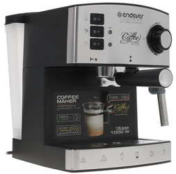 Изображение товара Кофеварка рожковая Endever Costa-1060 серебристый
