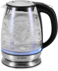 Изображение товара Электрочайник Hyundai HYK-G8800 серебристый