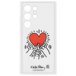 Изображение товара Накладка  Samsung Flipsuit Case для Samsung Galaxy S24 Ultra белый/красный