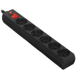 Изображение товара Сетевой фильтр Buro 600SH-16-3-B черный