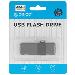 Изображение товара Память USB Flash 256 ГБ ORICO U3S-X [ORICO-U3S-X-A256G-BL-BP]