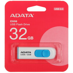 Изображение товара Память USB Flash 32 ГБ ADATA C008 [AC008-32G-RWE]