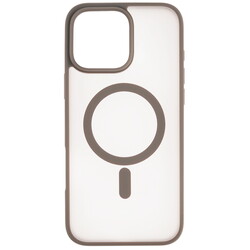 Изображение товара Накладка  uBear Cloud Mag Case для Apple iPhone 16 Pro Max серый/прозрачный