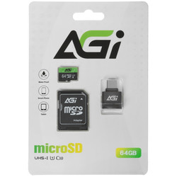 Изображение товара Карта памяти AGI TF138 microSDXC 64 ГБ [AGI064G2ETF138]