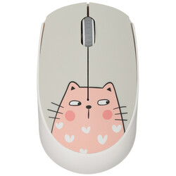 Изображение товара Мышь беспроводная Aceline WM-M504 Cat  белый