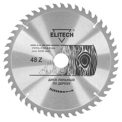 Изображение товара Диск пильный Elitech 1820.056800