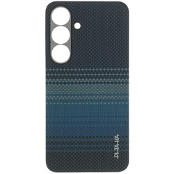 Изображение товара Накладка  Pitaka Tactile Woven Case для Samsung Galaxy S25 синий