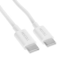 Изображение товара Кабель круглый MOCOLL USB Type-C - USB Type-C белый 1.5 м