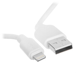 Изображение товара Кабель круглый Crown Lightning 8-pin - USB 2.0 Type-A белый 2 м