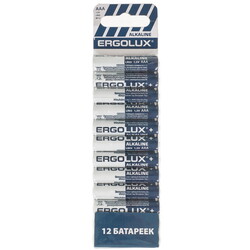 Изображение товара Батарейка Ergolux Alkaline BP-12 AAA (LR03/FR03)