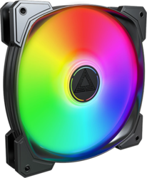 Изображение товара Комплект вентиляторов Montech HP140 ARGB [HP140B3P] черный