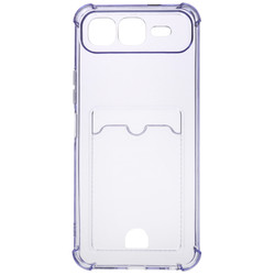 Изображение товара Накладка  Zibelino Silicone Card Holder для Infinix SMART 10 Plus сиреневый