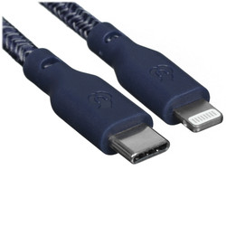 Изображение товара Кабель uBear Lightning 8-pin - USB Type-C синий 1.2 м