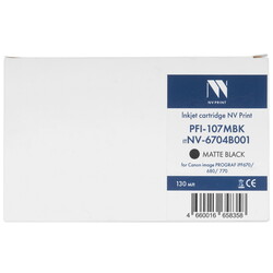Изображение товара Картридж NV Print PFI-107MBK черный