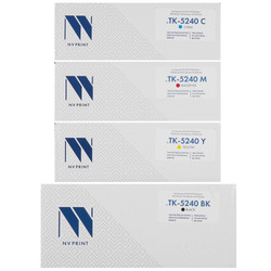Изображение товара Набор картриджей лазерный NV Print NV-TK-5240 CMYK голубой, желтый, пурпурный, черный